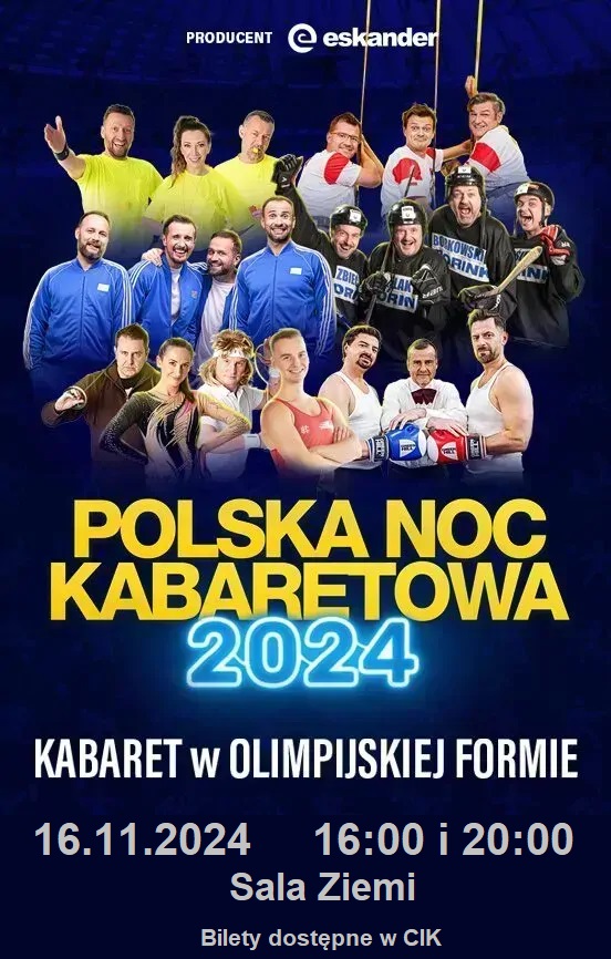 Baner promujący wydarzenie. Nazwa wydarzenia i data.