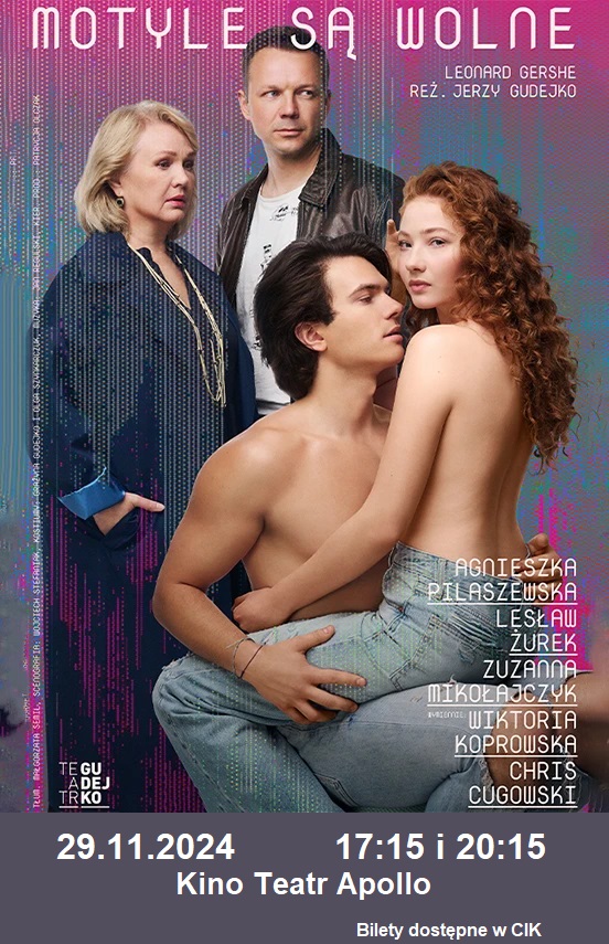 Baner promujący wydarzenie. Nazwa wydarzenia i zdjęcie artystów.