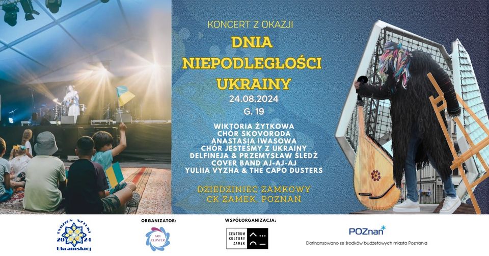 Baner promujący wydarzenie. Nazwa wydarzenia i data.