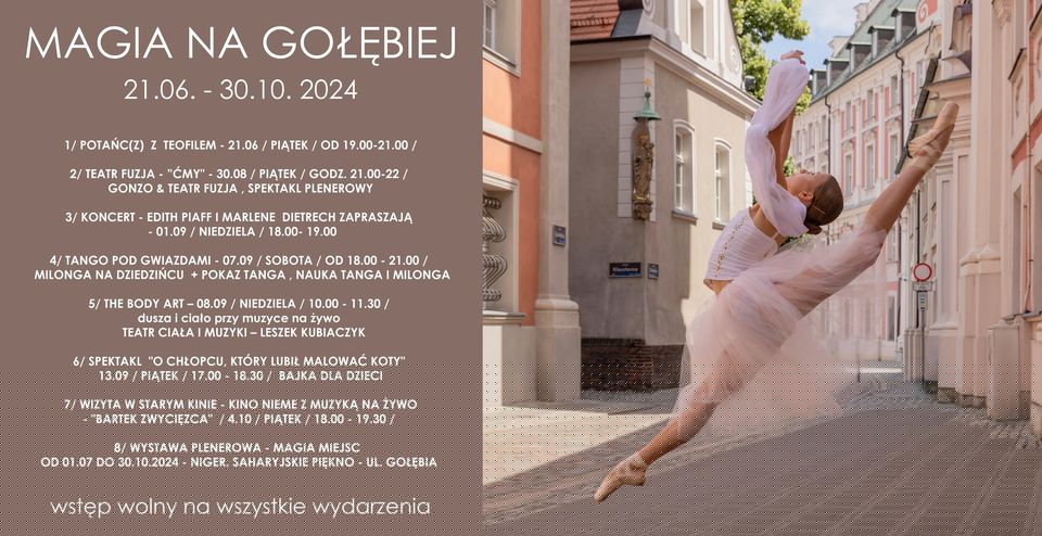 Baner promujący wydarzenie. Nazwa wydarzenia i data.