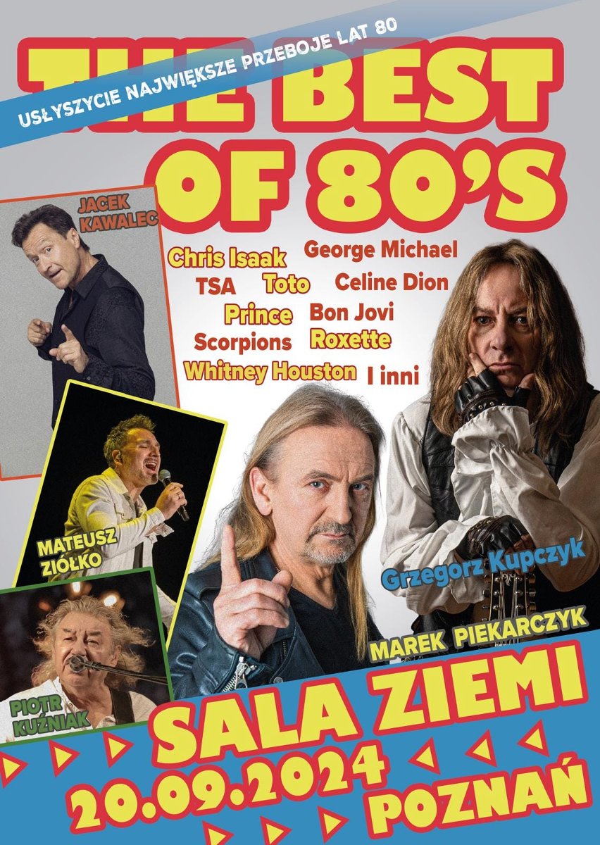 Baner promujący wydarzenie. Nazwa wydarzenia, data i zdjęcie Artystów.