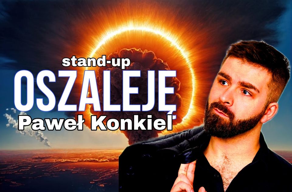 Baner promujący wydarzenie. Nazwa wydarzenia i zdjęcie artysty.