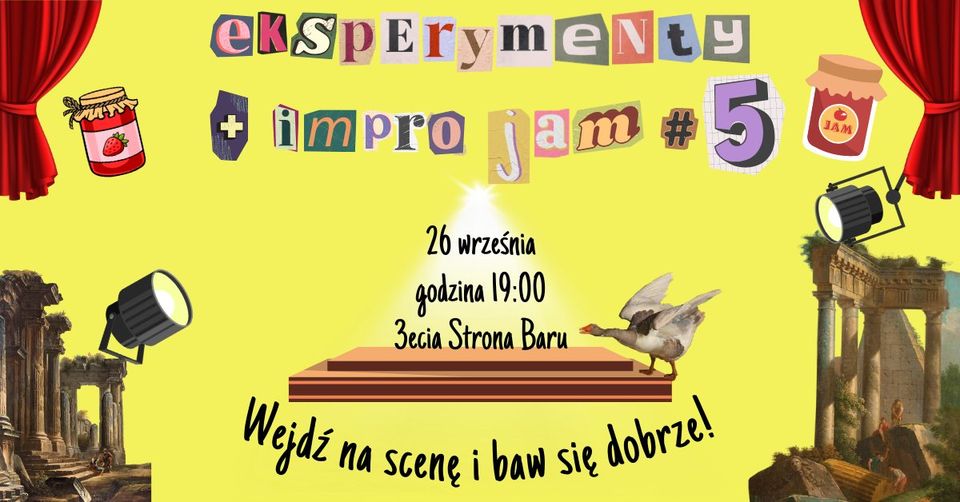 Baner promujący wydarzenie. Nazwa wydarzenia i data.