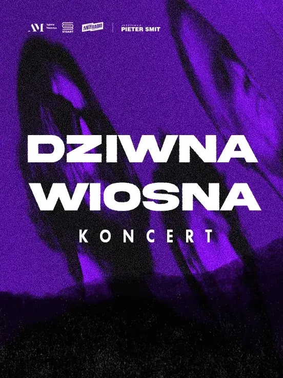 Baner promujący wydarzenie. Nazwa wydarzenia i zdjęcie artystów.