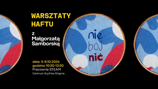 Baner promujący wydarzenie. Nazwa wydarzenia i data.