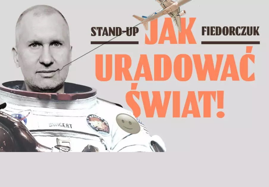 Baner promujący wydarzenie. Nazwa wydarzenia i zdjęcie artysty.