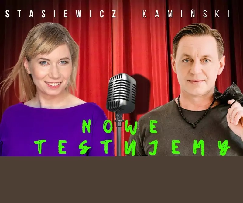 Baner promujący wydarzenie. Nazwa wydarzenia i zdjęcie artystów.