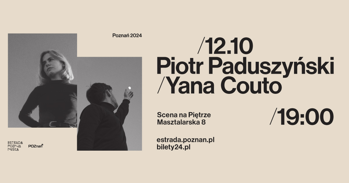 Baner promujący wydarzenie. Nazwa wydarzenia, data i zdjęcie Artystów.