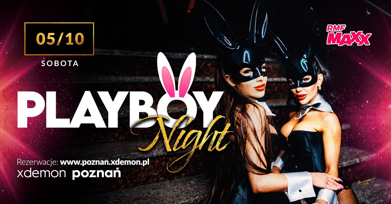 Baner promujący wydarzenie. Nazwa wydarzenia i data.