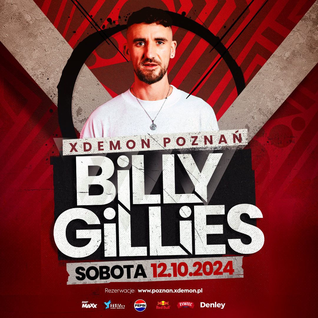 Baner promujący wydarzenie. Nazwa wydarzenia, data i zdjęcie Artysty.