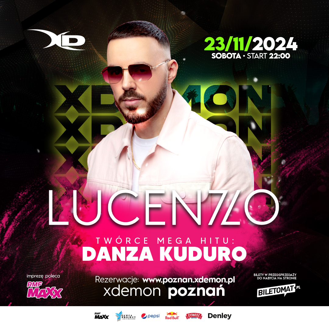 Baner promujący wydarzenie. Nazwa wydarzenia, data i zdjęcie Artysty.