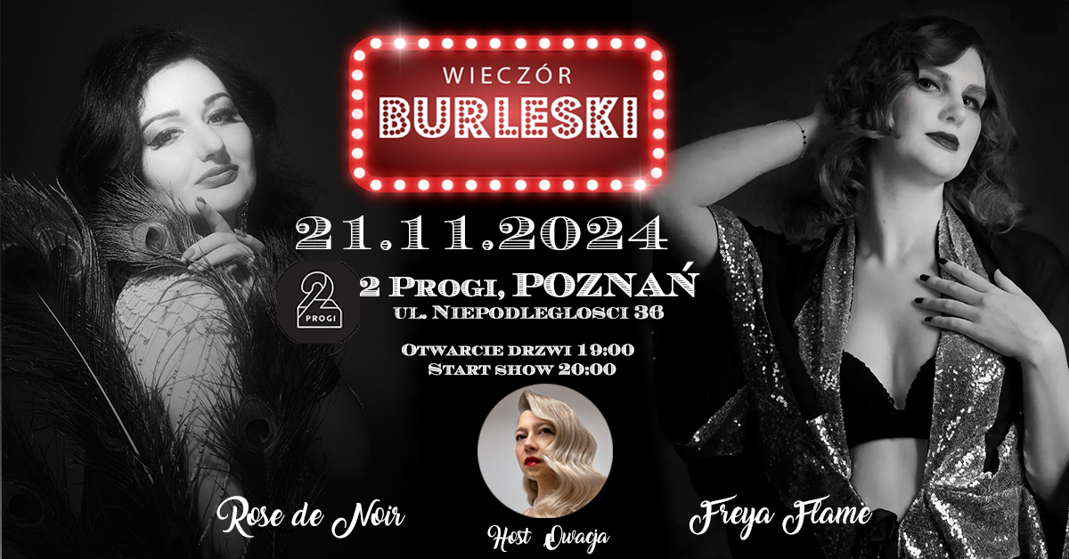 Baner promujący wydarzenie. Nazwa wydarzenia, data i zdjęcie Artystek.