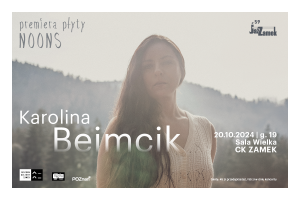 Baner promujący wydarzenie. Nazwa wydarzenia, data i zdjęcie Artystki.