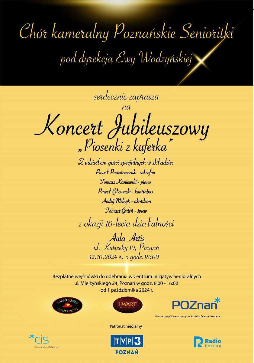 Baner promujący wydarzenie. Nazwa wydarzenia i data.