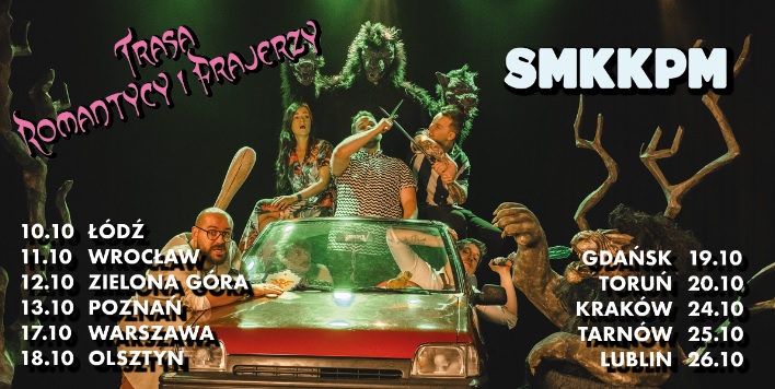 Baner promujący wydarzenie. Nazwa wydarzenia, data i zdjęcie Artystów.