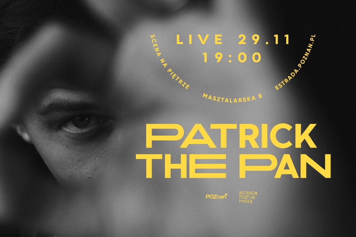 Baner promujący wydarzenie. Nazwa wydarzenia, data i zdjęcie Artysty.