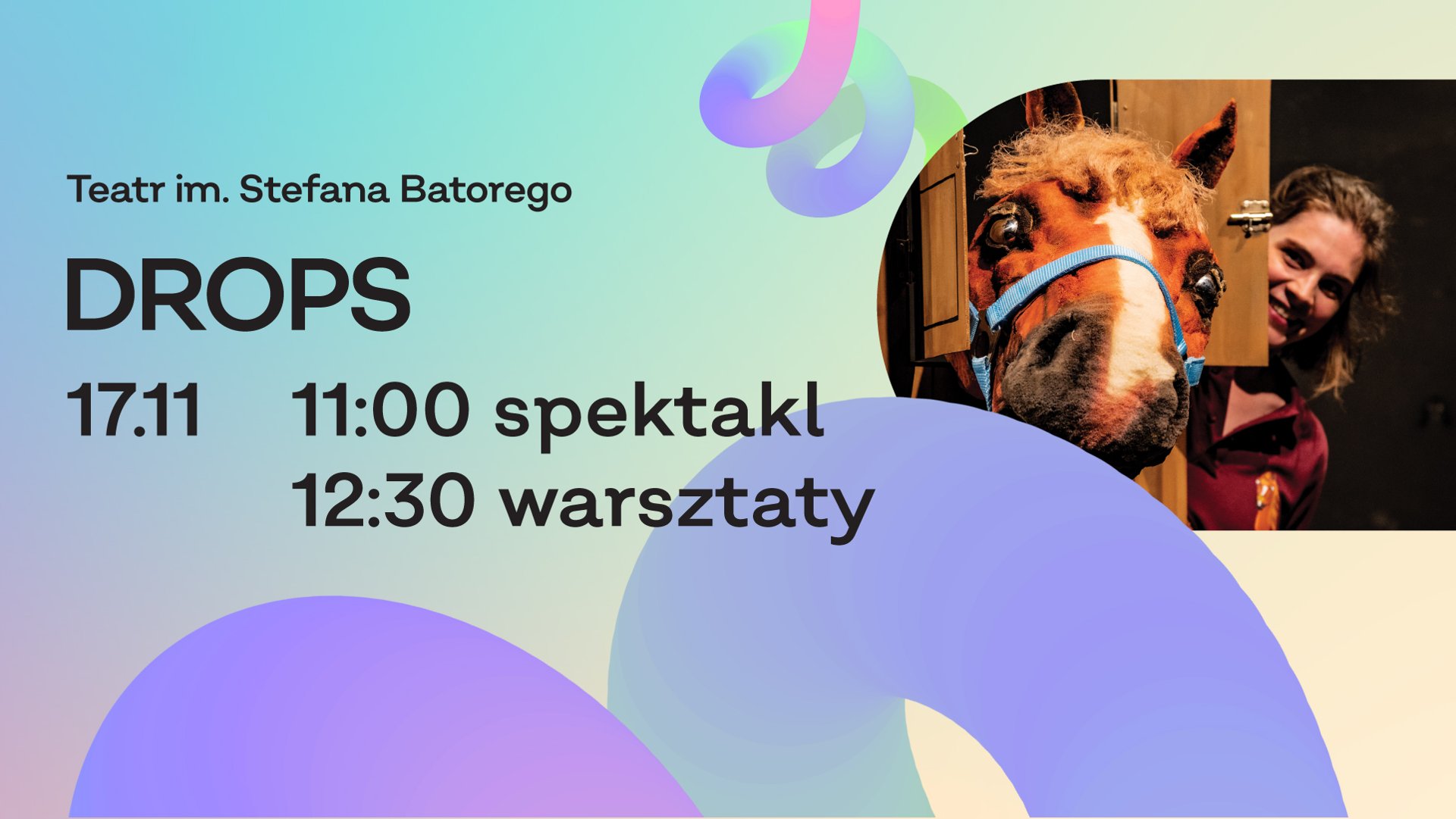 Baner promujący wydarzenie. Nazwa wydarzenia i data.