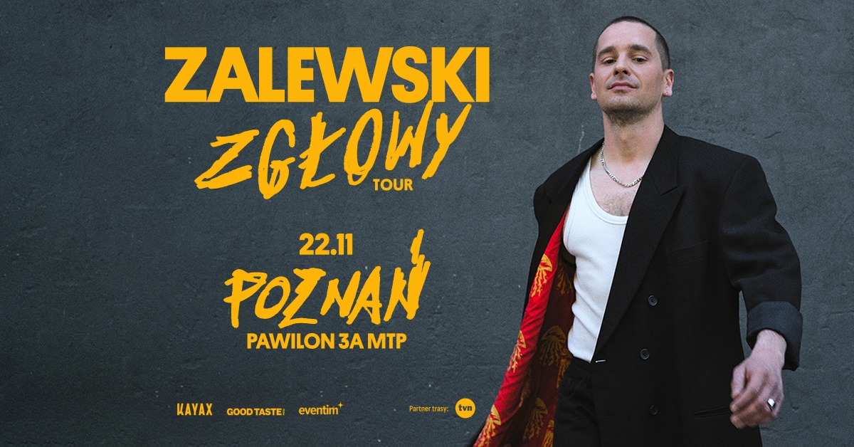 Baner promujący wydarzenie. Nazwa wydarzenia, data i zdjęcie Artysty.