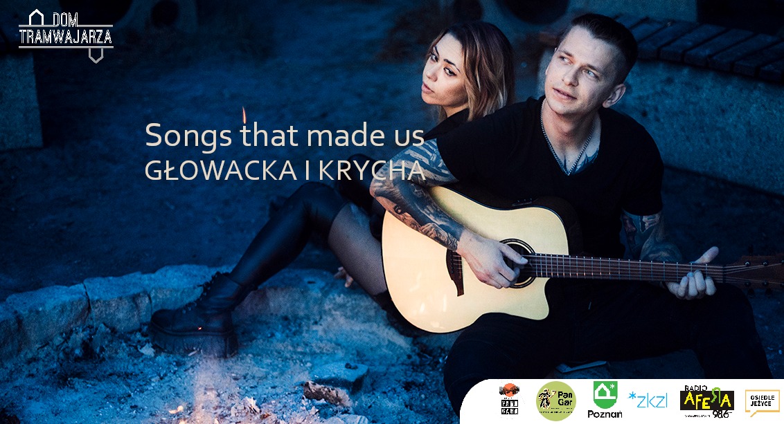 Baner promujący wydarzenie. Nazwa wydarzenia i zdjęcie artystów.