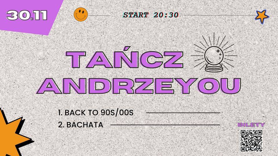 Baner promujący wydarzenie. Nazwa wydarzenia i data.