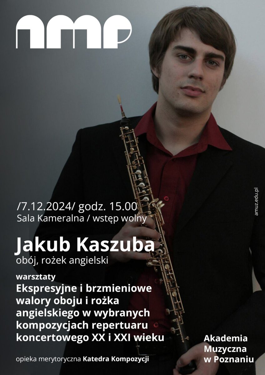 Baner promujący wydarzenie. Nazwa wydarzenia, data i zdjęcie Artysty.