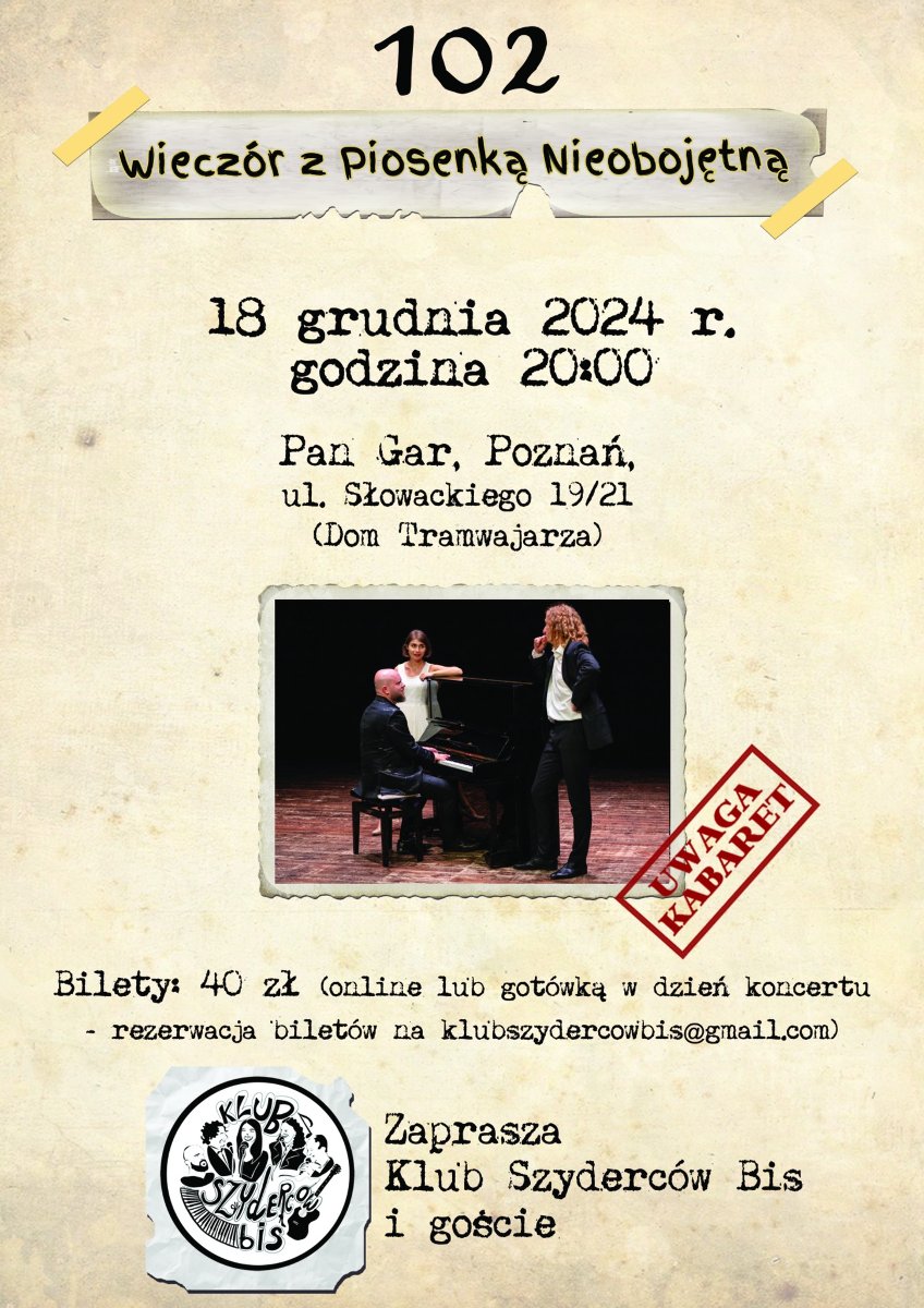 Baner promujący wydarzenie. Nazwa wydarzenia i data.