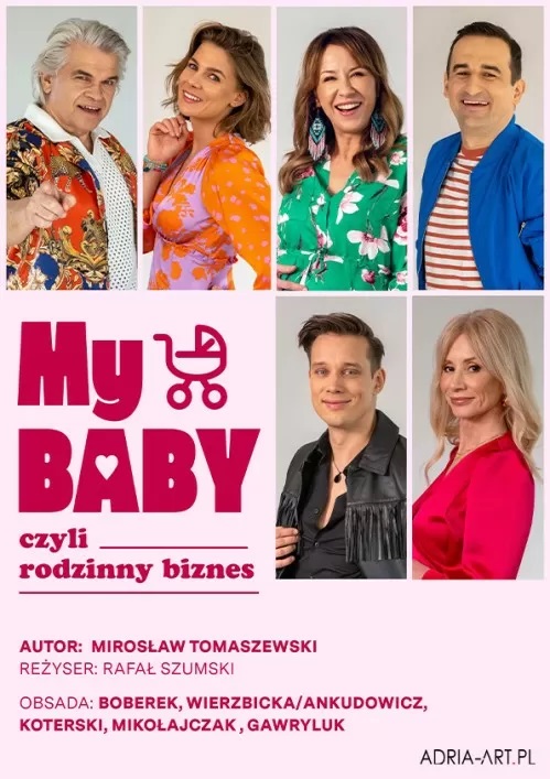 Baner promujący wydarzenie. Nazwa wydarzenia i zdjęcie artystów.