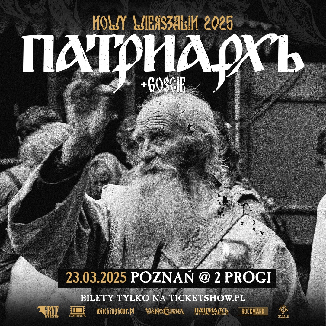 Baner promujący wydarzenie. Nazwa wydarzenia, data i zdjęcie Artysty.