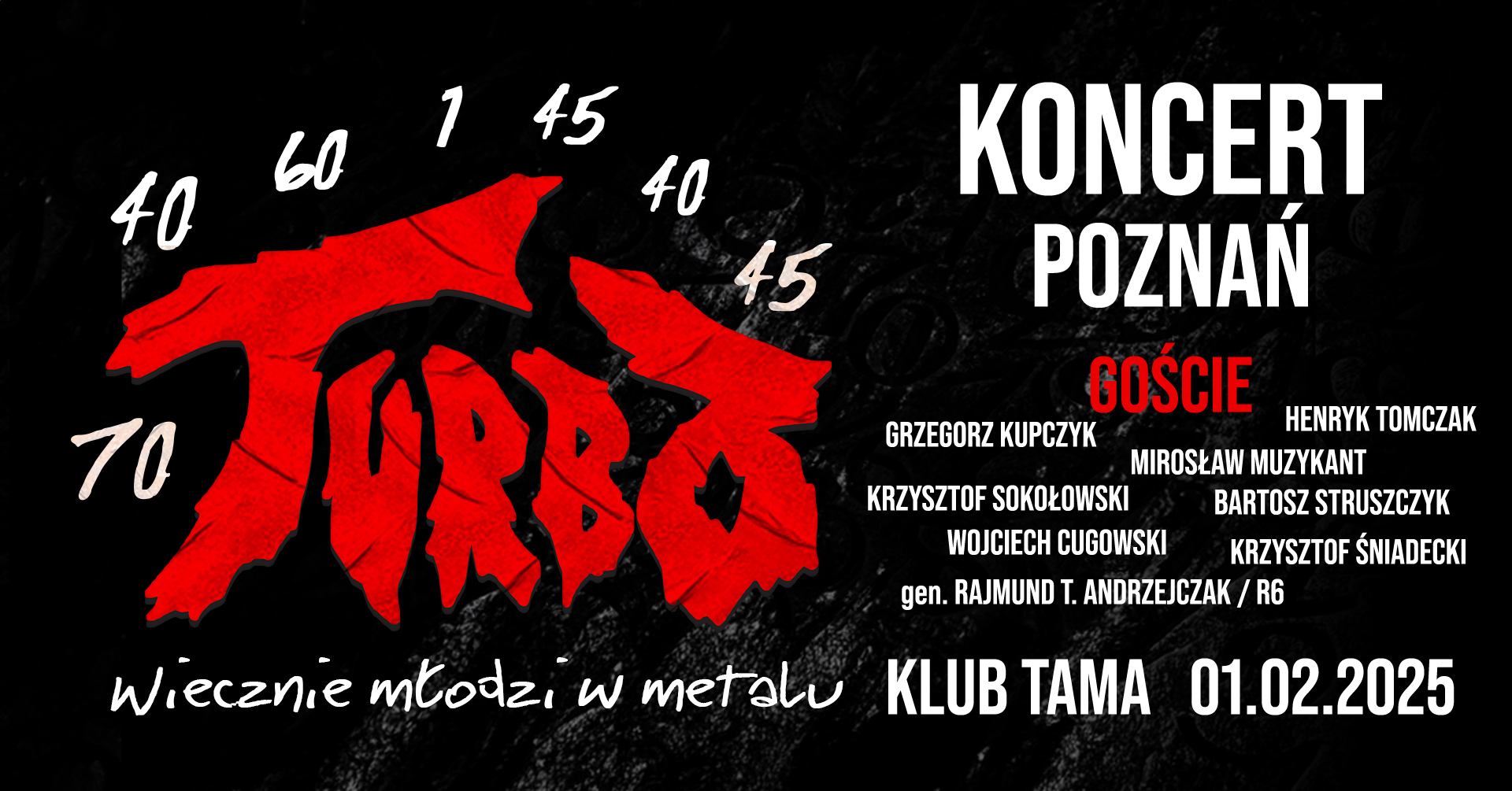 Baner promujący wydarzenie. Nazwa wydarzenia i data.