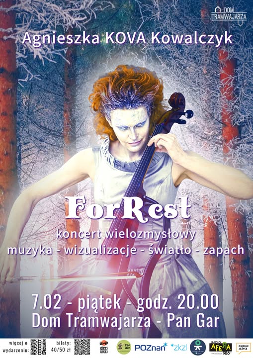 Baner promujący wydarzenie. Nazwa wydarzenia, data i zdjęcie Artystki.