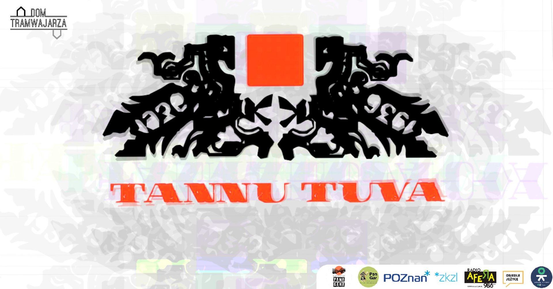 Baner promujący wydarzenie. Logo zespołu.