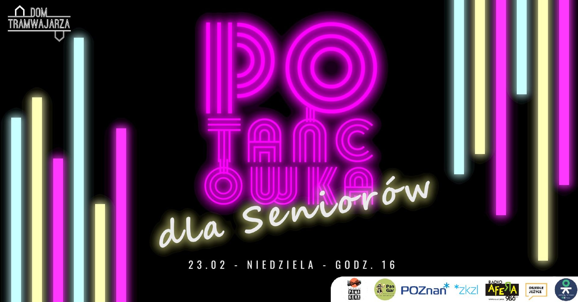 Baner promujący wydarzenie. Nazwa wydarzenia i data.