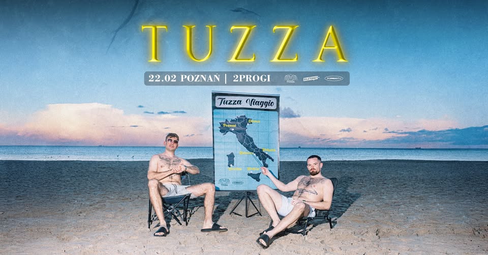 Baner promujący wydarzenie. Nazwa wydarzenia, data i zdjęcie Artystów.
