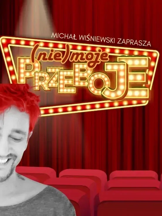 Baner promujący wydarzenie. Nazwa wydarzenia i zdjęcie artysty.