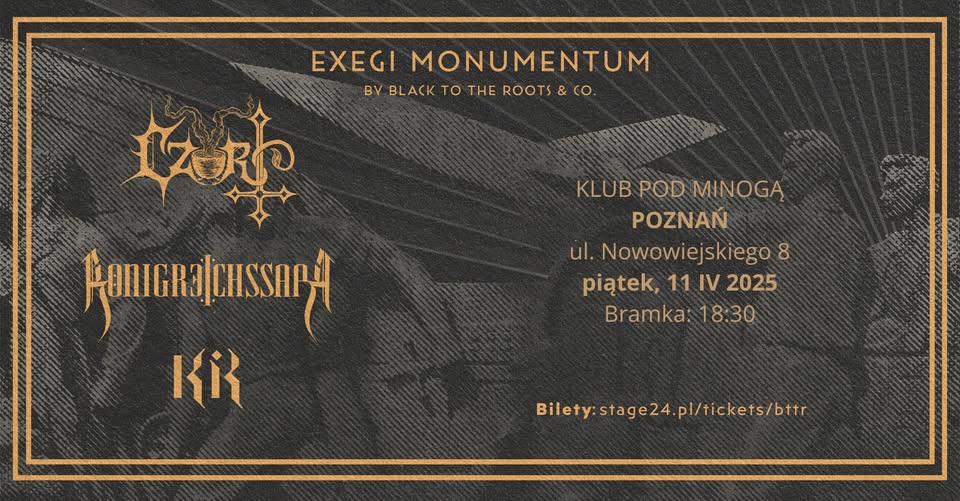 Baner promujący wydarzenie. Nazwa wydarzenia i data.