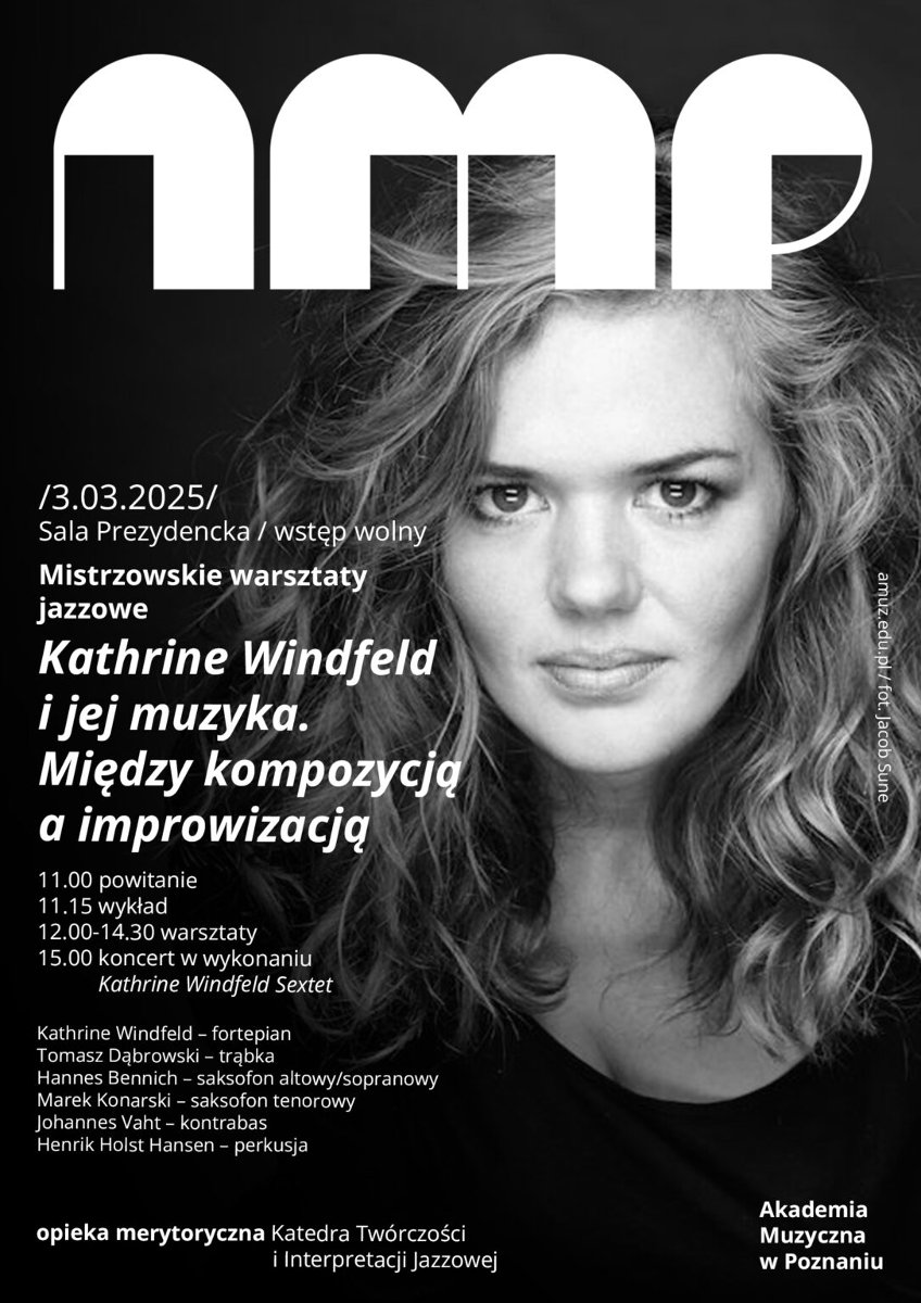 Baner promujący wydarzenie. Nazwa wydarzenia, data i zdjęcie Artystki.