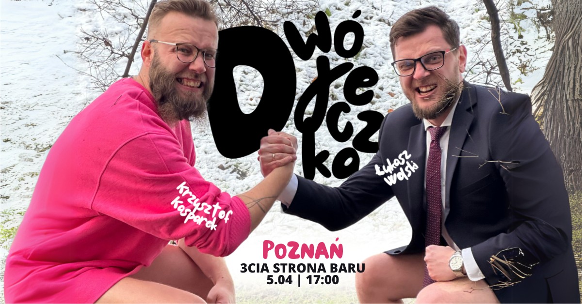 Baner promujący wydarzenie. Nazwa wydarzenia, data i zdjęcie Artystów.