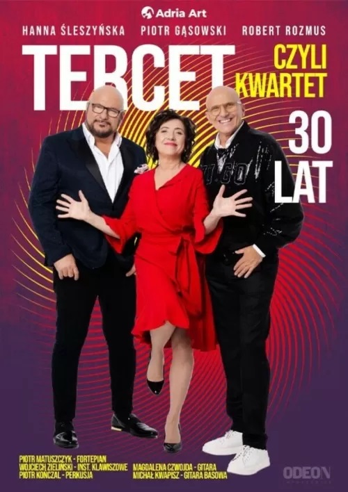 Baner promujący wydarzenie. Nazwa wydarzenia i zdjęcie artystów.