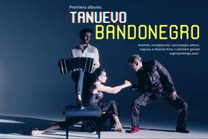 Baner promujący wydarzenie. Nazwa wydarzenia i zdjęcie artystów.