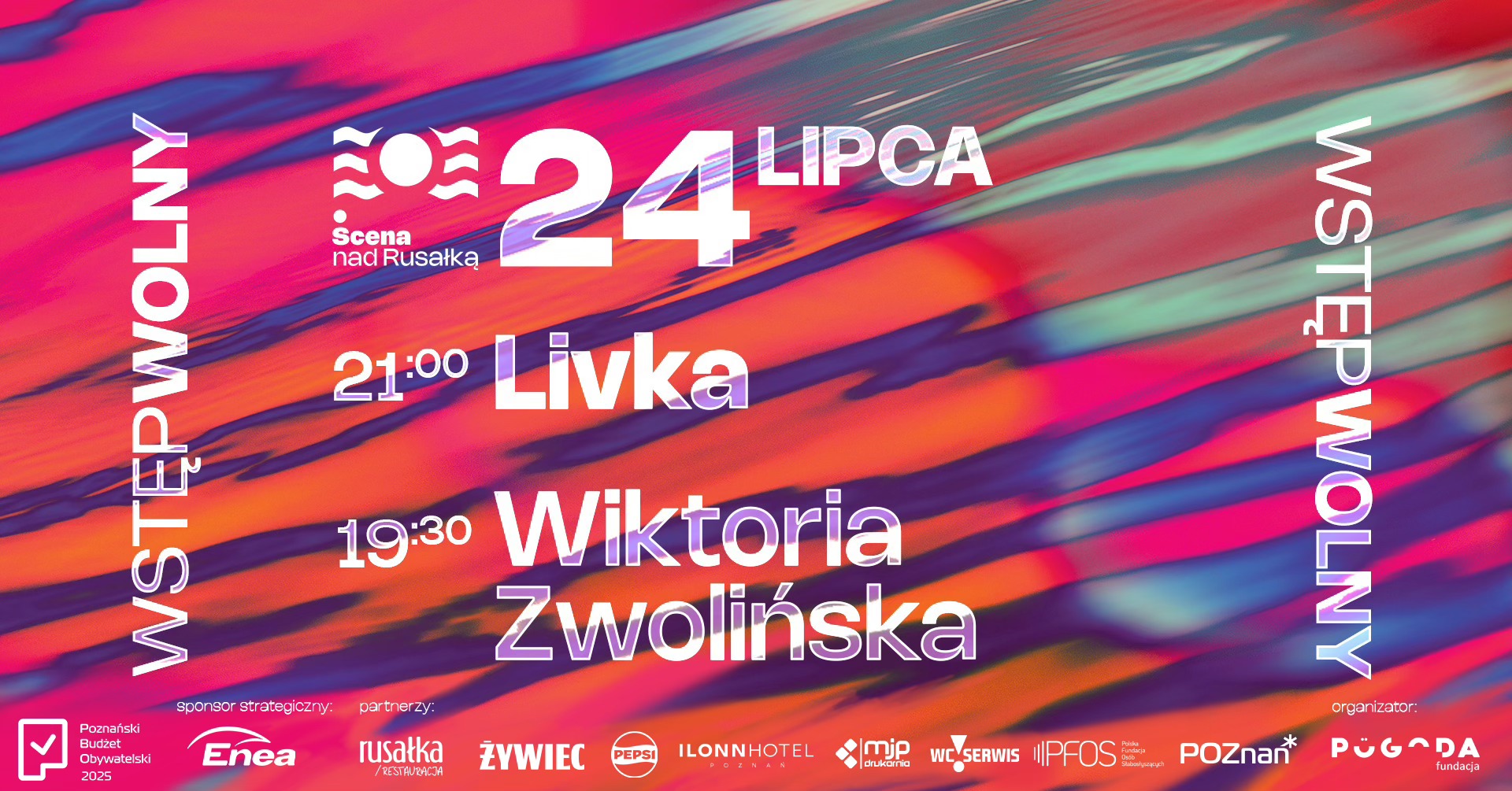 Baner promujący wydarzenie. Nazwa wydarzenia i data.