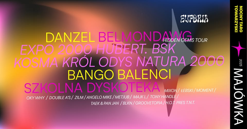 Baner promujący wydarzenie. Nazwa wydarzenia i data.