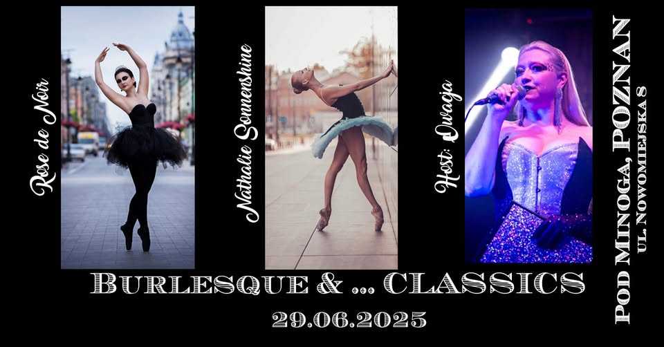 Baner promujący wydarzenie. Nazwa wydarzenia, data i zdjęcie Artystek.