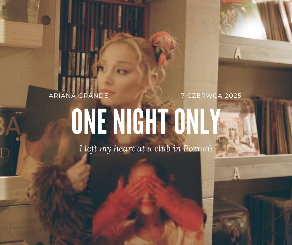 Baner promujący wydarzenie. Nazwa wydarzenia, data i zdjęcie Artystki.