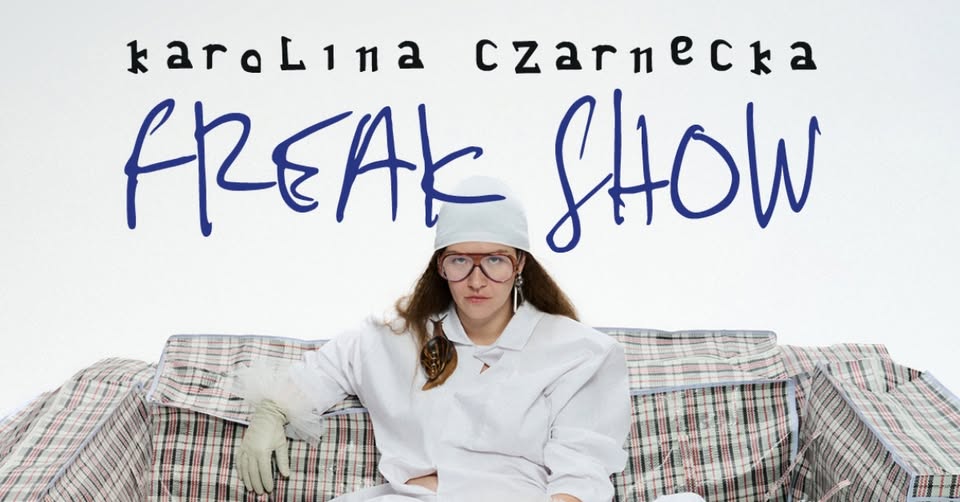 Baner promujący wydarzenie. Nazwa wydarzenia i zdjęcie artystki.