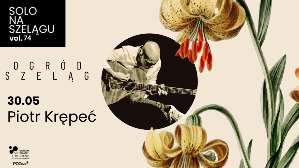 Baner promujący wydarzenie. Nazwa wydarzenia, data i zdjęcie Artysty.