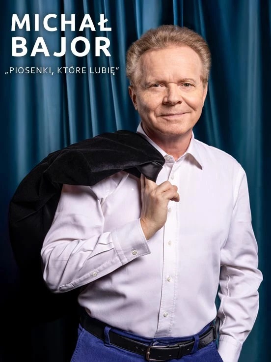 Baner promujący wydarzenie. Nazwa wydarzenia i zdjęcie artysty.