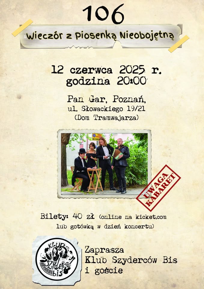 Baner promujący wydarzenie. Nazwa wydarzenia i data.