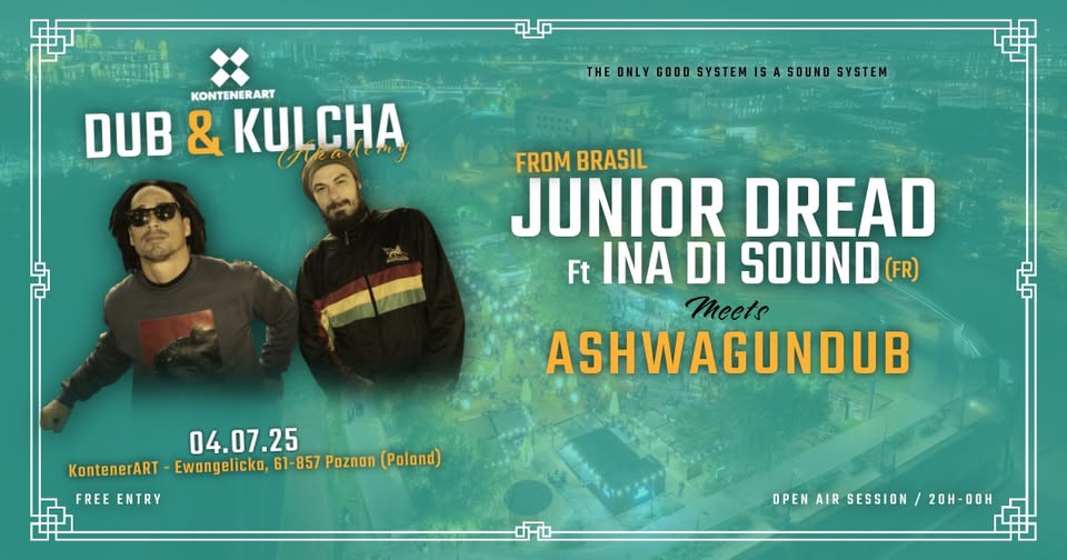 Baner promujący wydarzenie. Nazwa wydarzenia i zdjęcie artystów.