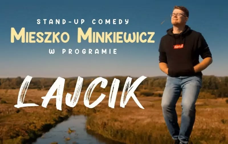 Baner promujący wydarzenie. Nazwa wydarzenia i zdjęcie artysty.