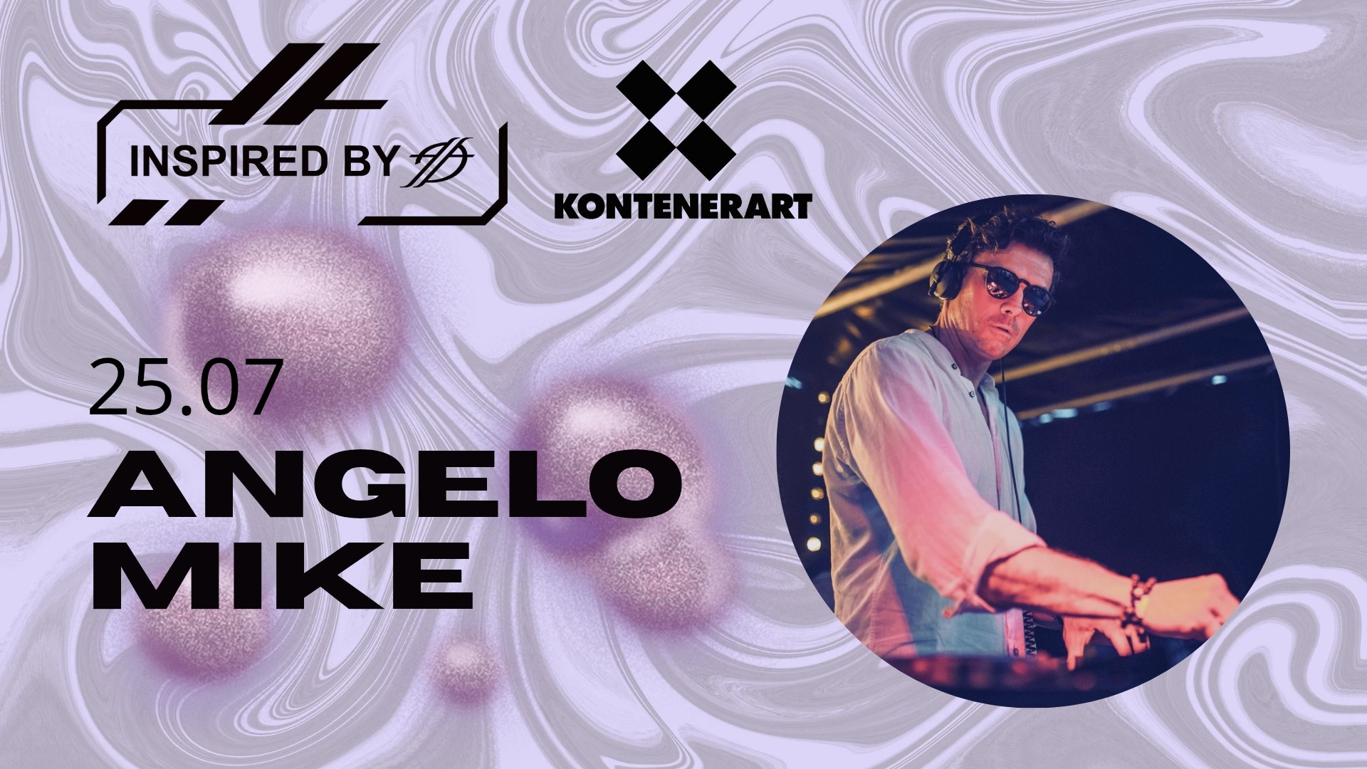 Baner promujący wydarzenie. Nazwa wydarzenia, data i zdjęcie Artysty.